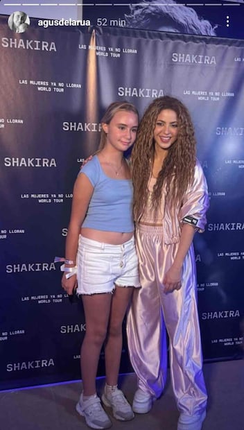 Shakira y Zulu, hija de Antonio de la Rúa / Foto: Instagram