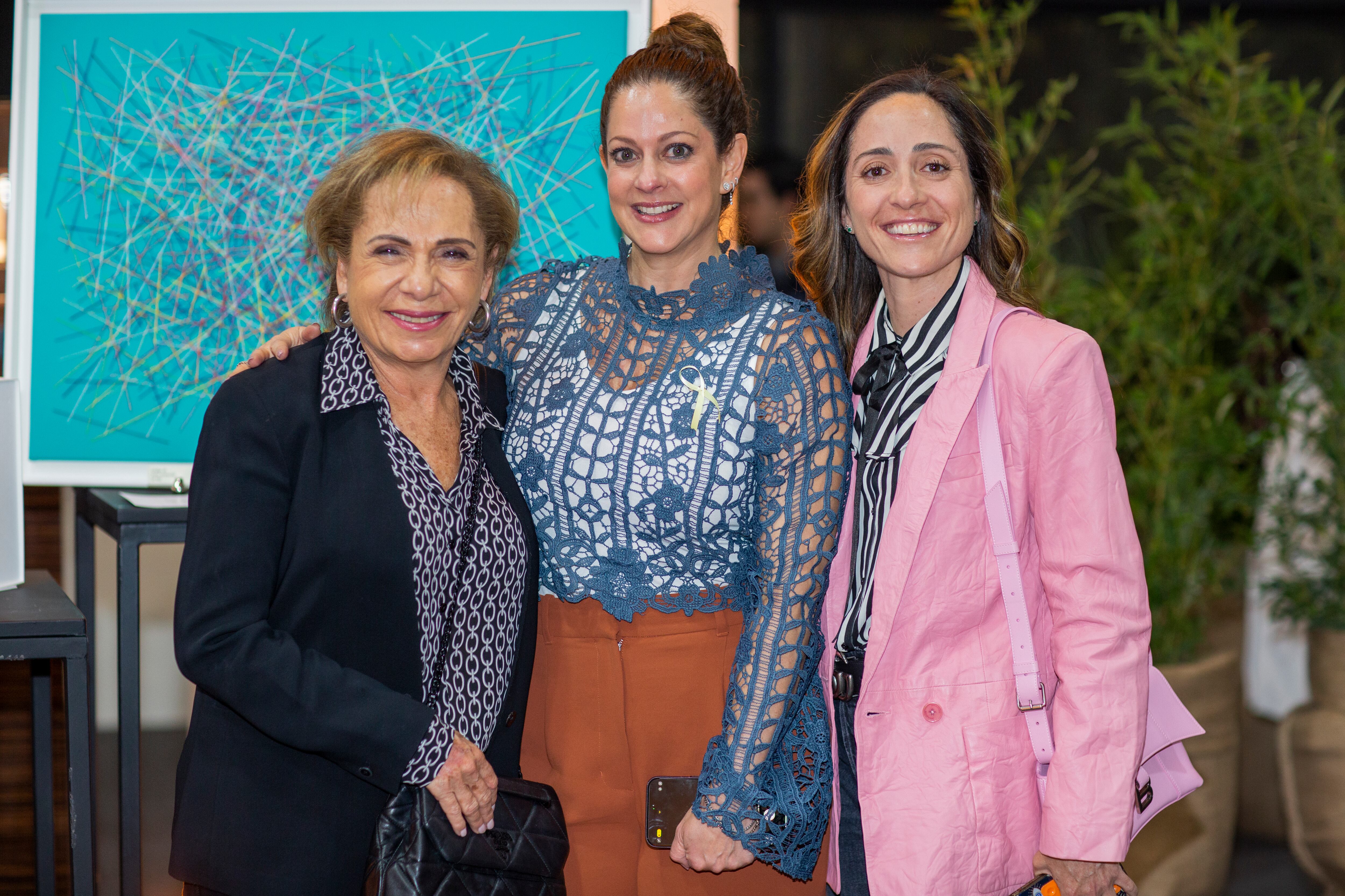 Jacky Wolf, Ariela Borovoy y Michele Cohen. (Foto: Héptor Arjona)