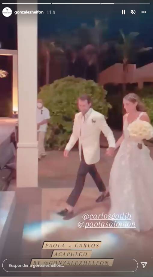 Carlos Gotlib y Paola Salomón se casan en lujosa boda celebrada en Acapulco