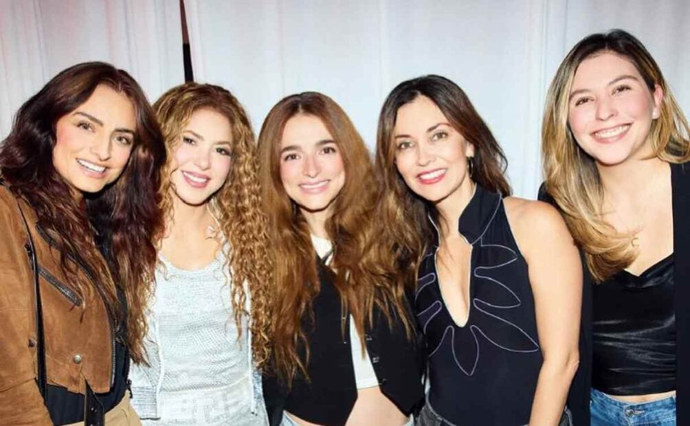 El reecneuntro de Shakira y Aislinn Derbez / Foto: Instagram
