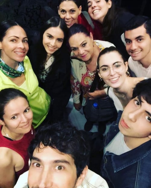 Benny Ibarra y su familia apoyaron a Celina del Villar en el Medio Maratón de la Ciudad de México 