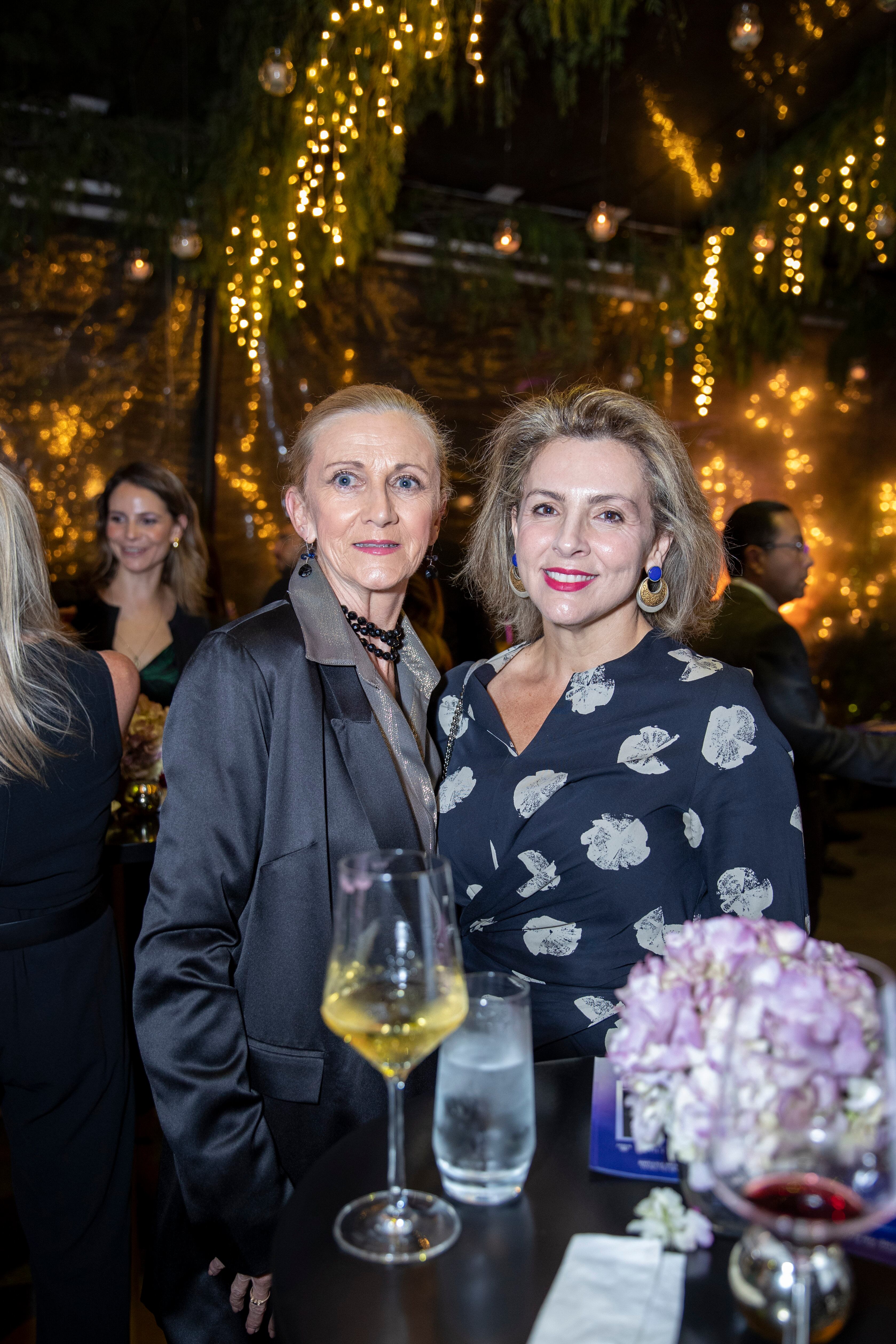 Caroline Chalouhi Brennan y Flora de la Mora. (Foto: Edgar Silva Fuentes)