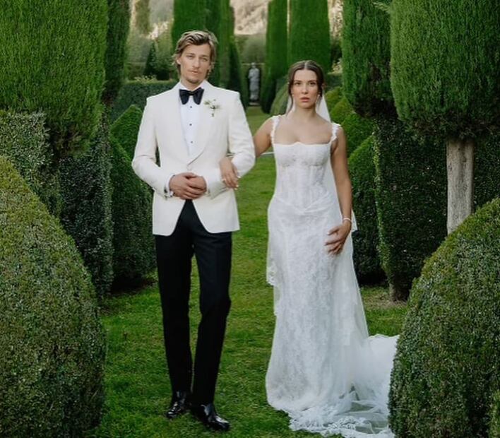 La boda de Millie Bobby Brown y Jake Bongiovi / Foto: Instagram