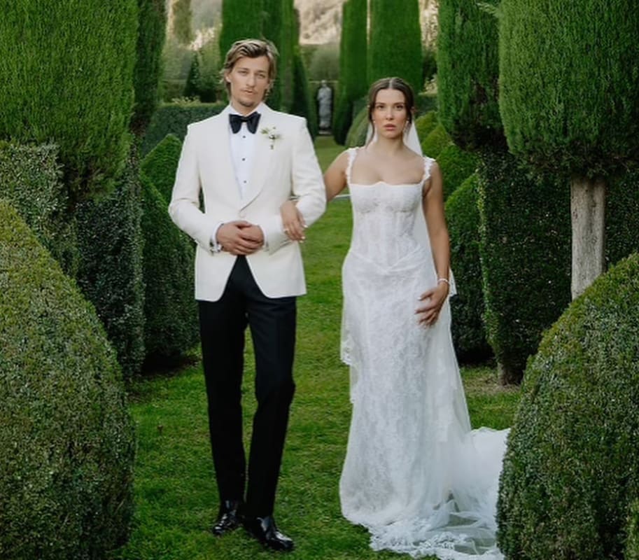 La boda de Millie Bobby Brown y Jake Bongiovi / Foto: Instagram