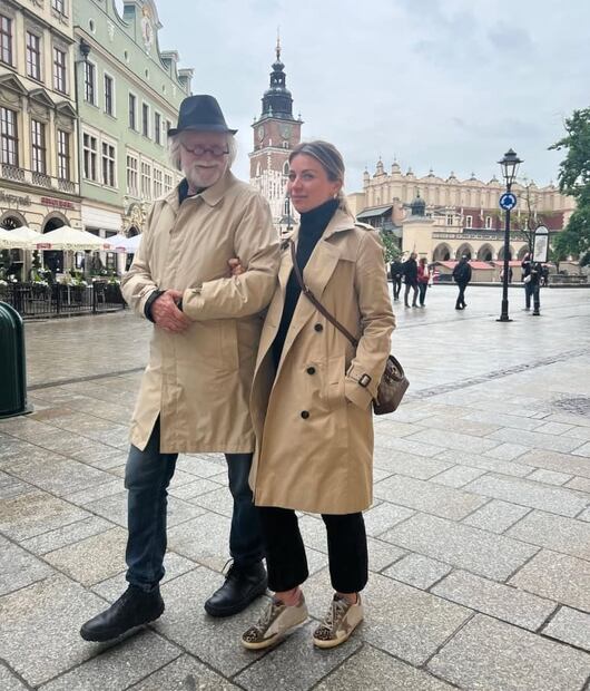 Ludwika Paleta en Polonia con Zbigniew Paleta, su papá / Foto: Instagram