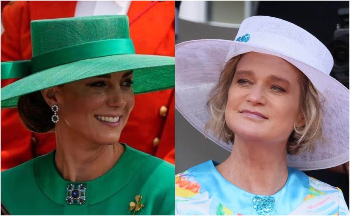 Delphine de Bélgica señalada por copiar un look de Kate Middleton
