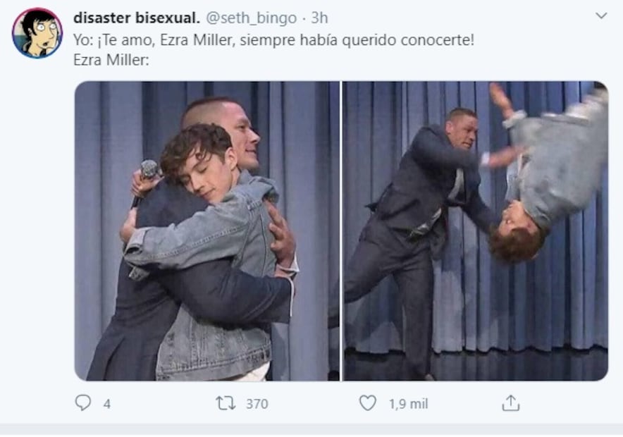 Viralizan video de Ezra Miller ahorcando a una fan