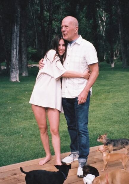 Scout Willis junto a su papá / Foto: Instagram