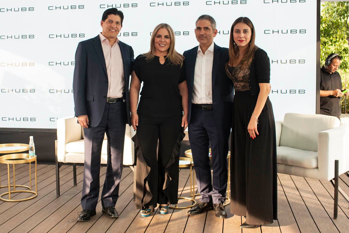 Diego Sosa, Sissi Cancino, Leandro Senestro y Mariana Veliz. (Foto: Esteban Torreblanca)