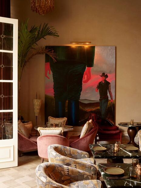 Una de las obras de la colección de arte en Soho House México. (Foto: Especial)