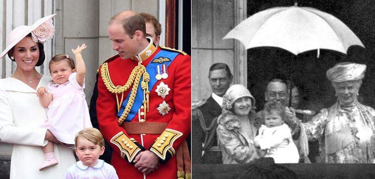 El debut de la princesa Charlotte en el balcón real británico