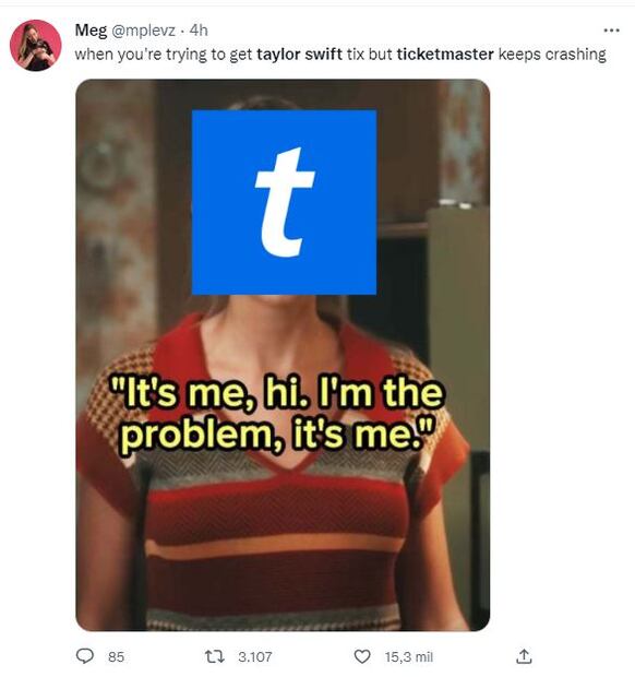 Fans de Taylor Swift tiran el sitio de Ticketmaster para el "Eras Tour"