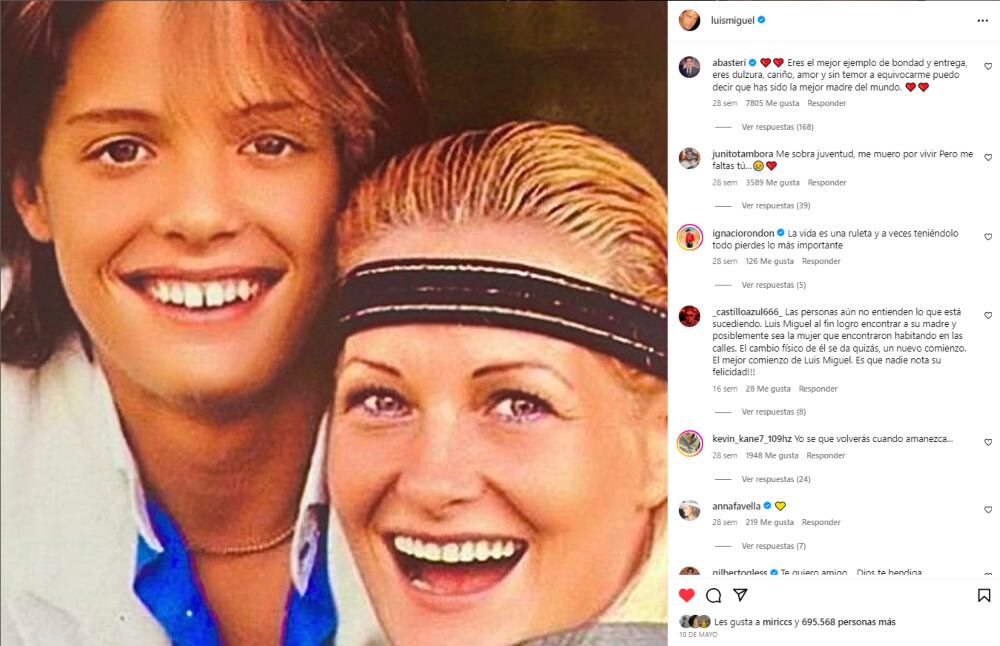 Luis Miguel y Marcela Basteri/Instagram.