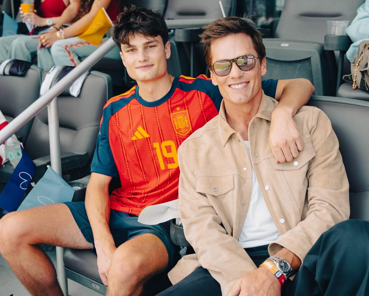 Tom Brady junto a su hijo Jack / Foto: Instagram