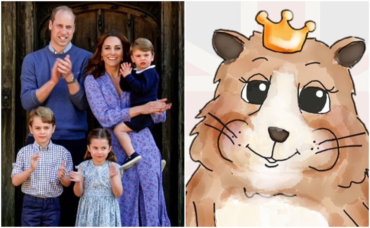 El hámster de los príncipes George, Charlotte y Louis, nuevo miembro real favorito