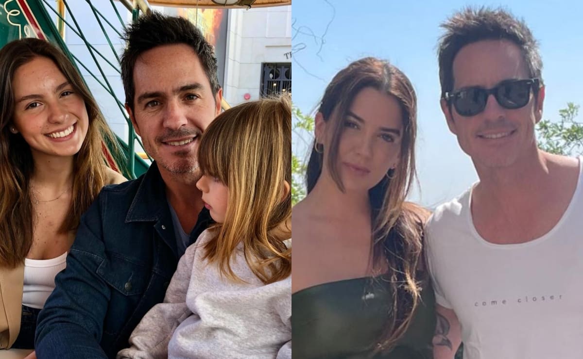 Mauricio Ochmann y sus hijas reciben el 2025 junto a Lorena González