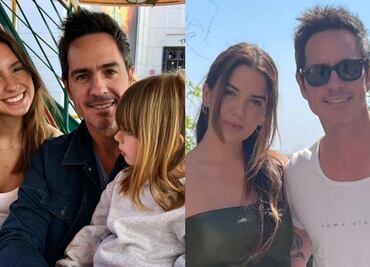 Mauricio Ochmann y sus hijas reciben el 2025 junto a Lorena González