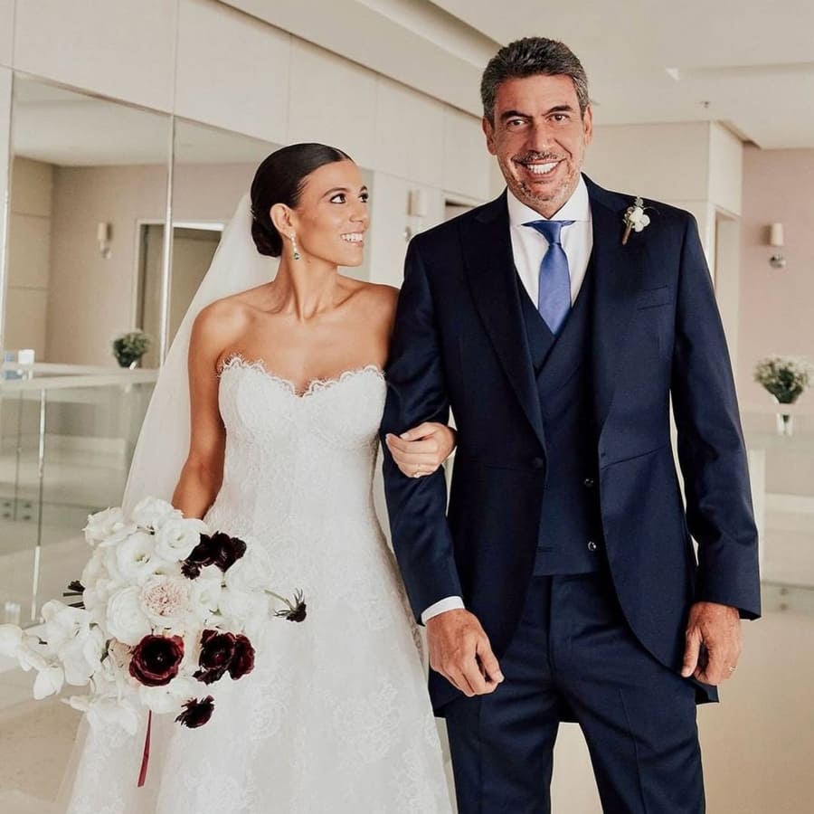 Arturo Elias Ayub en la boda de Johanna Elias Slim, su hija / Foto: Instagram