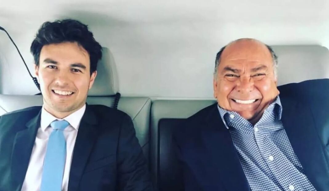 El piloto Sergio 'Checo' Pérez con su papá, el político Antonio Pérez Garibay / Foto: Instagram