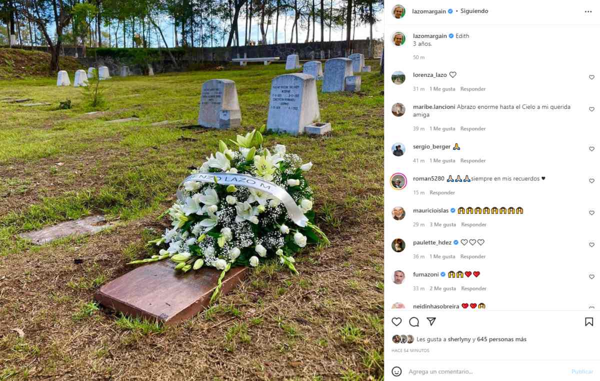 Lorenzo Lazo recuerda a Edith González a 3 años de su muerte