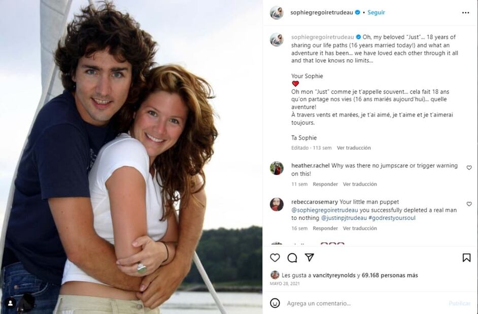 Instagram: @sophiegregoiretrudeau