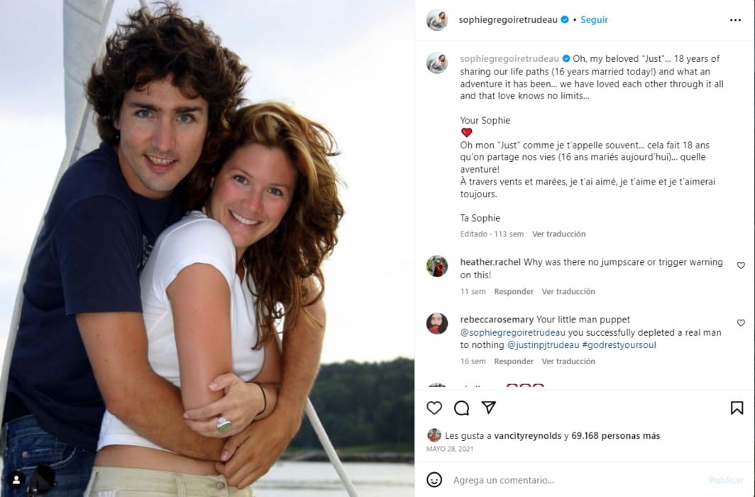 Instagram: @sophiegregoiretrudeau