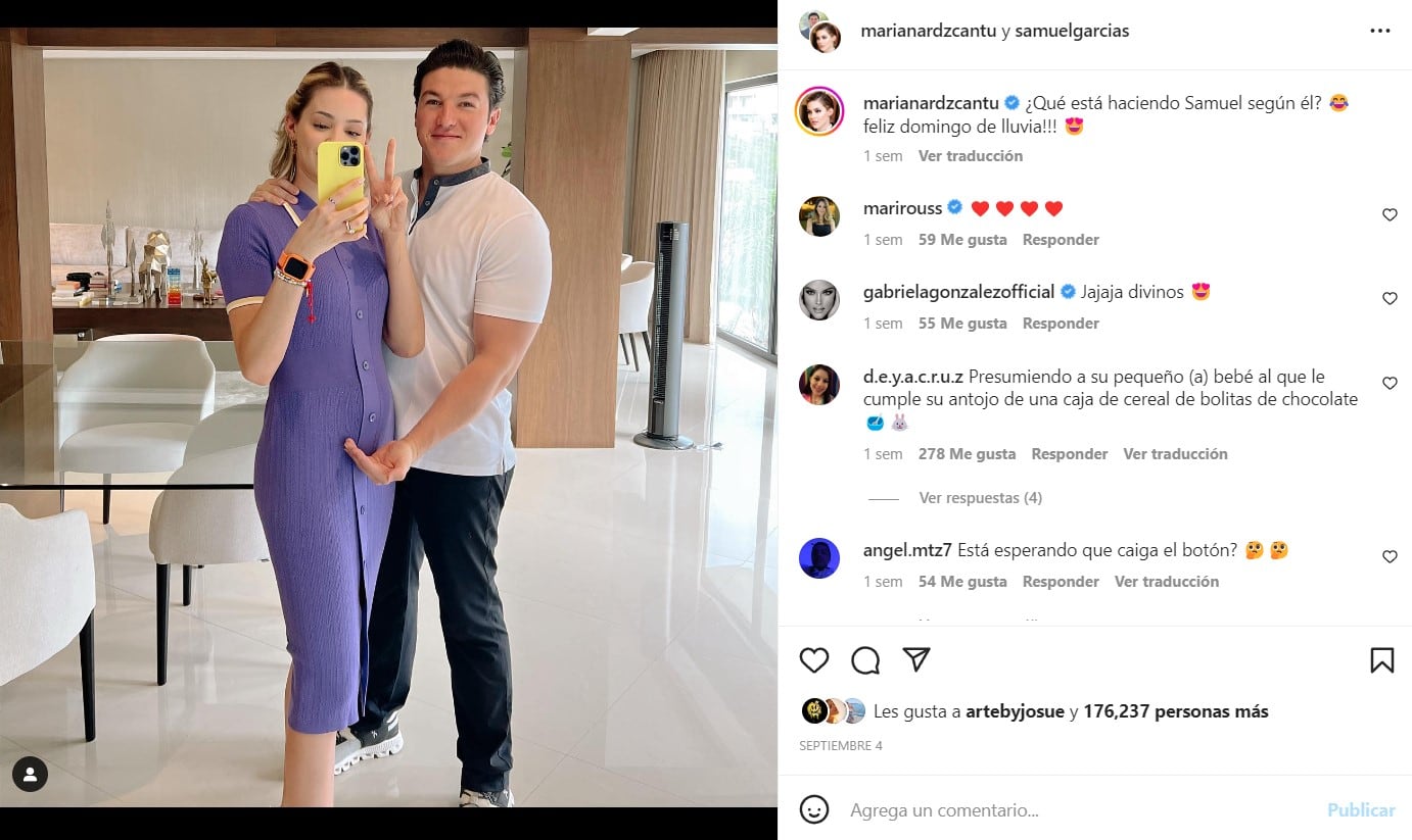 Samuel García y Mariana Rodríguez ¡serán papás de una niña!