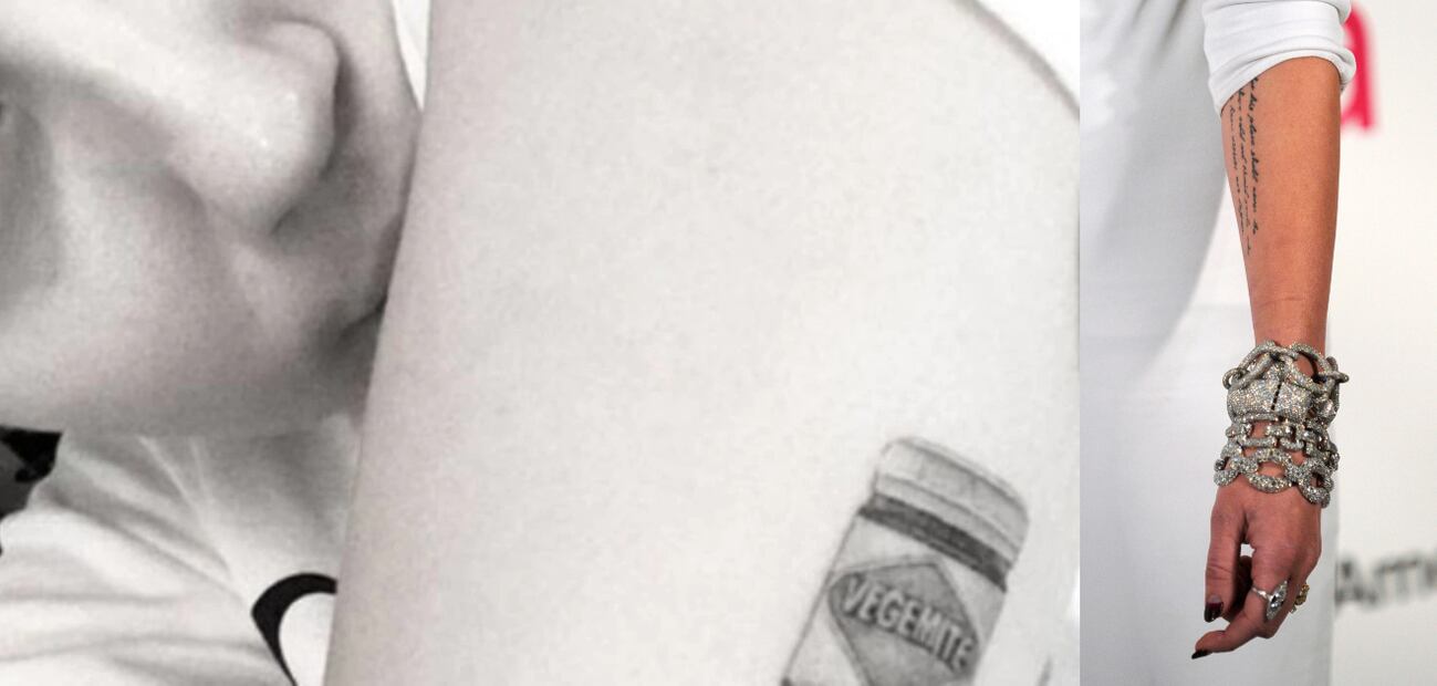 La historia detrás de los 40 tatuajes de Miley Cyrus