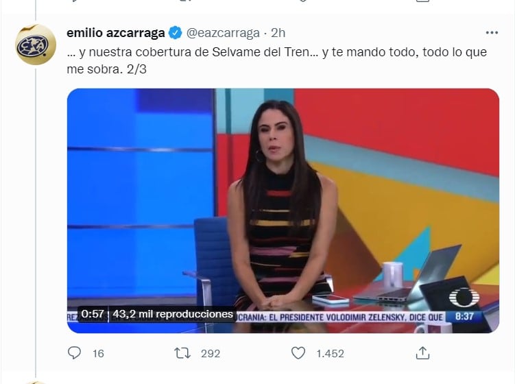 Emilio Azcárraga contesta a Eugenio Derbez sobre el supuesto veto