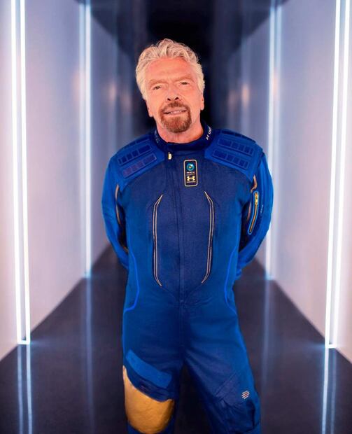 Richard Branson, de Virgin Group, busca llegar al espacio antes que Jeff Bezos