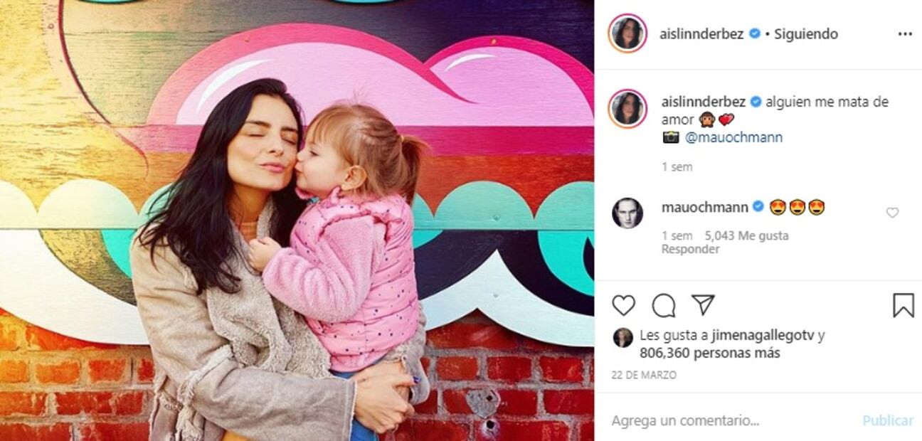 Aislinn Derbez y Mauricio Ochmann intercambian mensajes cariñosos tras confirmación de separación