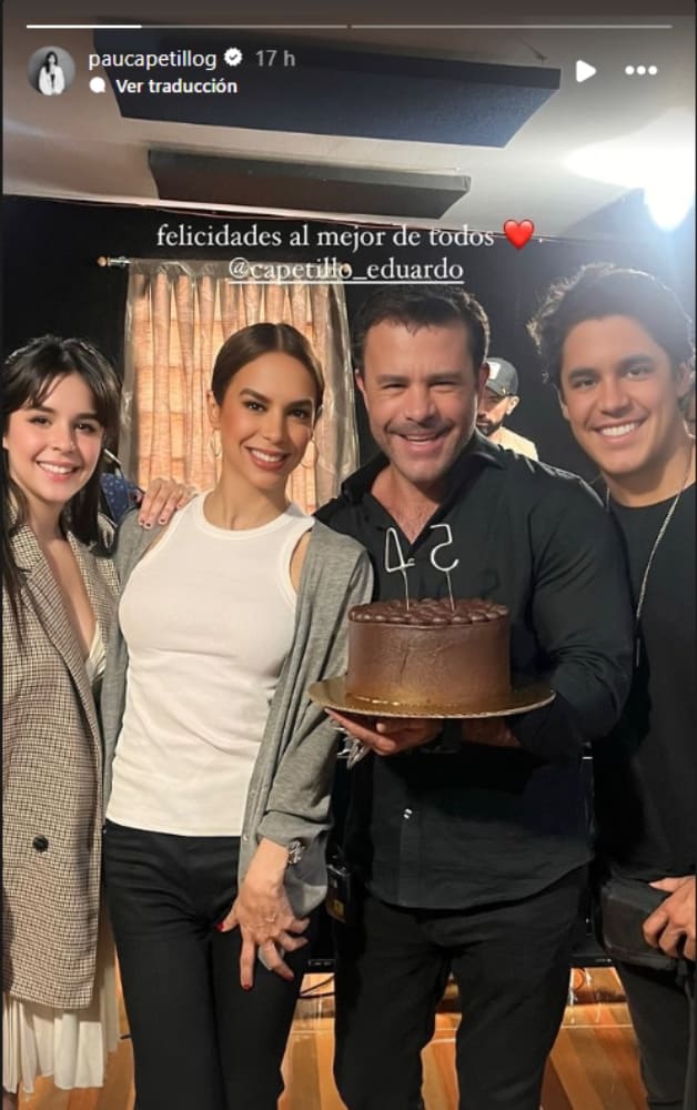 Eduardo Capetillo celebró su cumpleaños con sus hijos y su esposa Biby Gaytán / Instagram