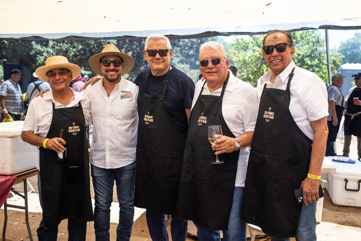 Luis Ortiz , Miguel Aguiñiga, Marco y Gustavo Moreno con Jorge Matus. (Foto: Esteban Torreblanca)