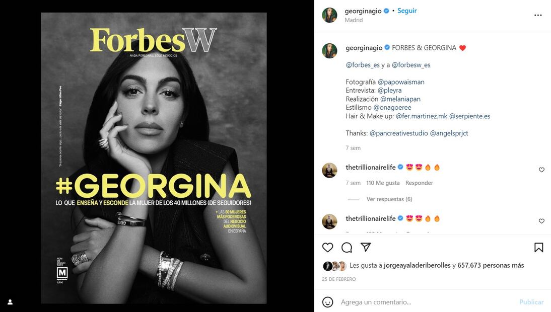 7 cosas que no sabías de Georgina Rodríguez, pareja de Cristiano Ronaldo