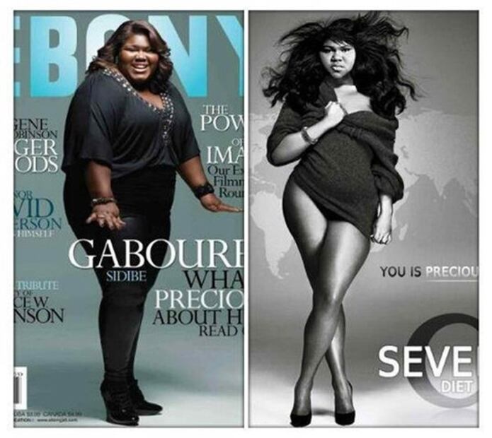 Gabourey Sidibe, protagonista de “Precious”, ¿bajó 80 kilos? 