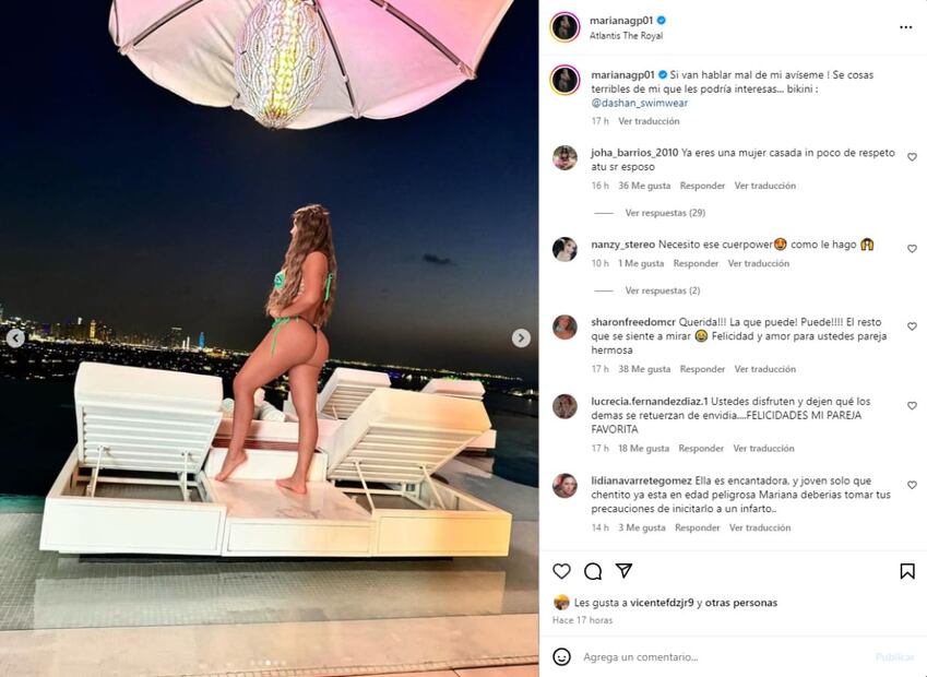 Mariana González, esposa de Vicente Fernández Jr. / Instagram: @marianagp01
