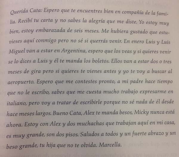 La última carta que escribió Marcela Basteri, mamá de Luis Miguel, antes de desaparecer 