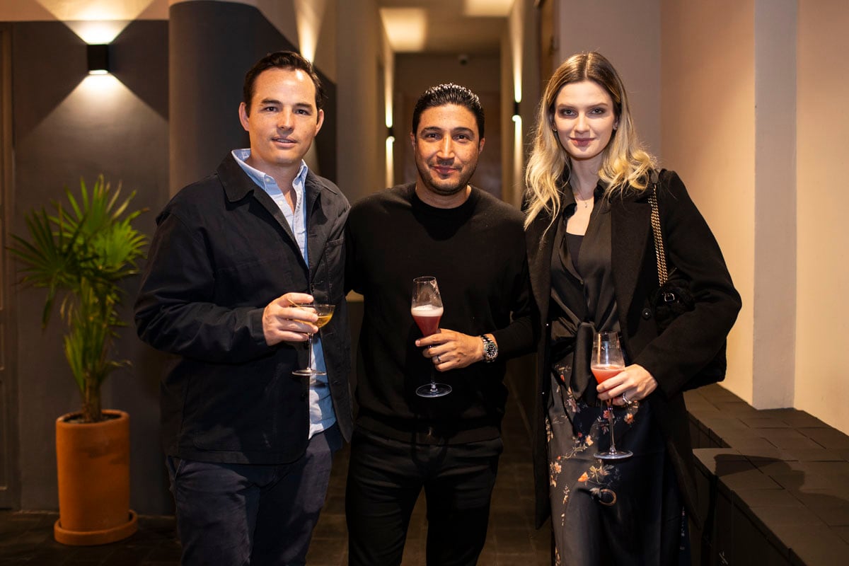 Gerardo Gutiérrez, Alex Esparza y Talita Becker. (Foto: Esteban Torreblanca)