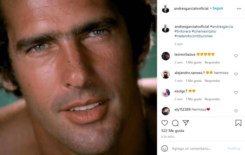 Andrés García confirma que tuvo un romance con María Félix