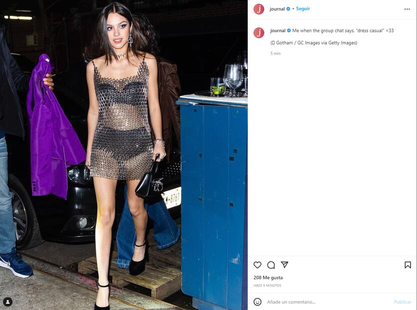 Olivia Rodrigo conmociona con un vestido transparente de red previo al MET Gala 2022