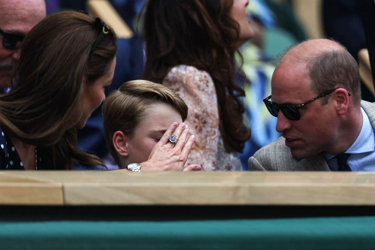 El príncipe George, elegante y enérgico en la final de Wimbledon