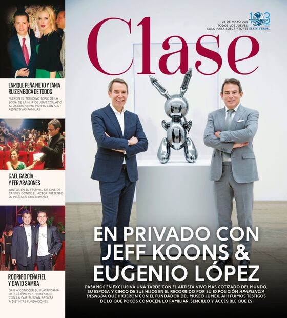 En privado con Jeff Koons y Eugenio López 