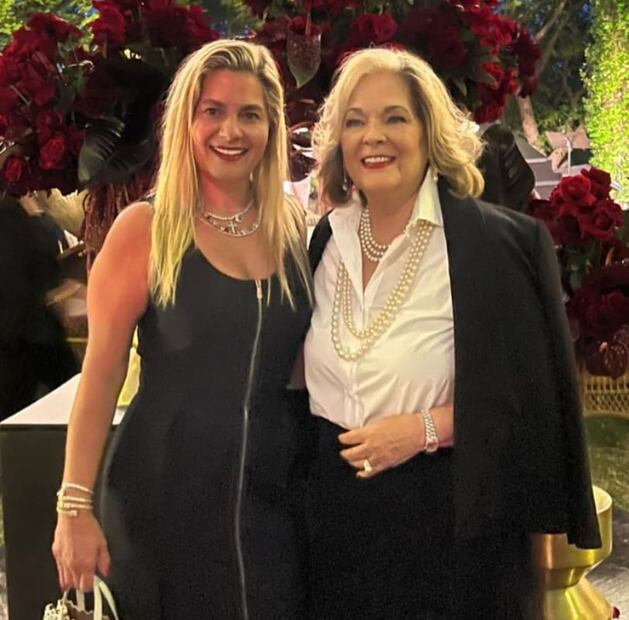 Liliana Melo de Sada con su hija Liliana / Instagram: @lilianasada