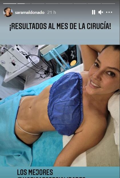 ¡Sara Maldonado lo vuelve a hacer y presume cinturita a un mes de la lipo!
