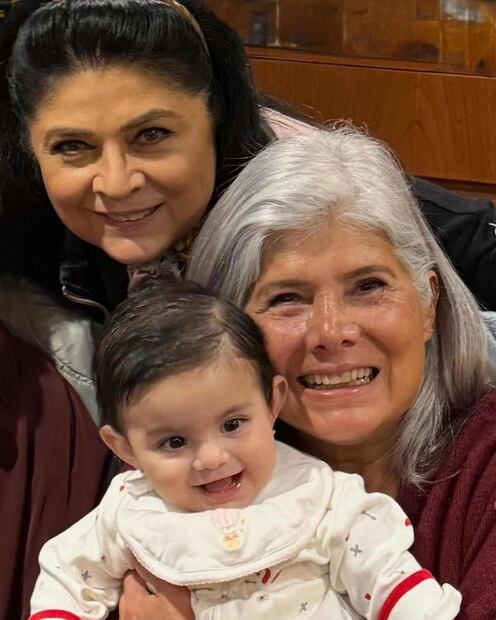 Victoria y Marcela Ruffo junto a Tessa / Foto: Instagram - @victoriaruffo