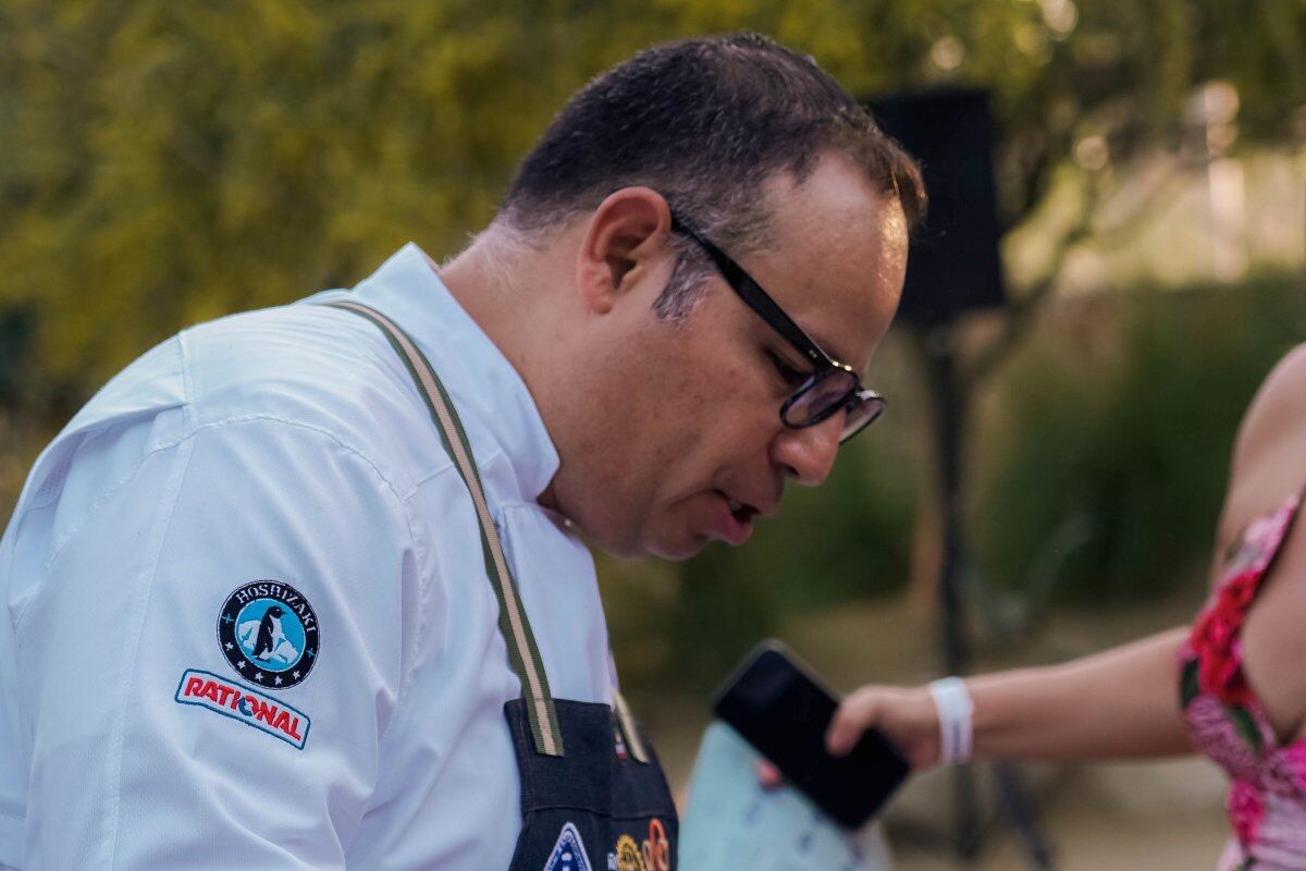 El chef Gustavo Pinet. (Foto: Emilio Farfan)