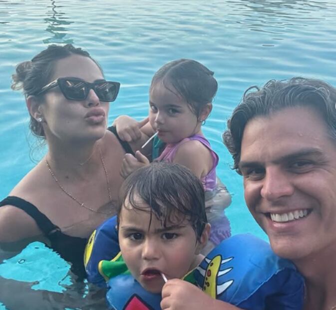 Ximena Navarrete de vacaciones con su familia / Foto: Instagram