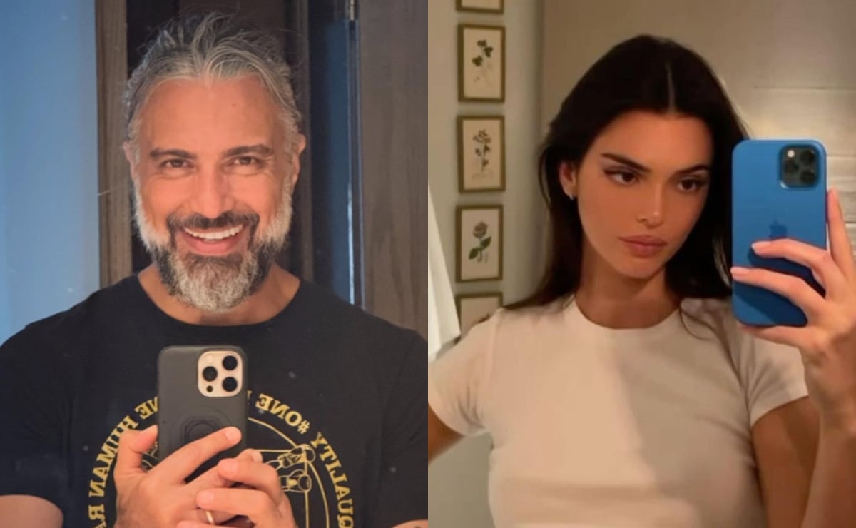 El divertido momento de Jaime Camil y Kendall Jenner en un partido de futbol