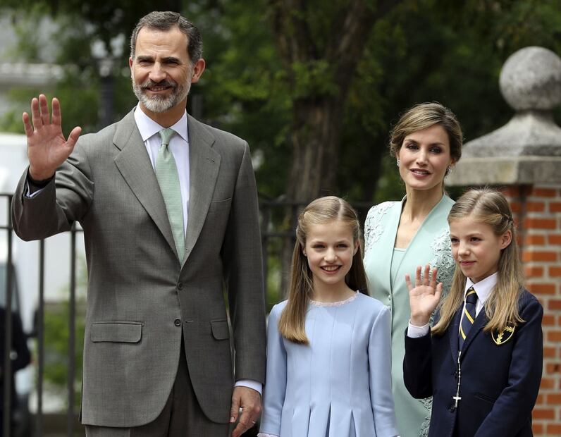 La primera comunión de la infanta Sofía 
