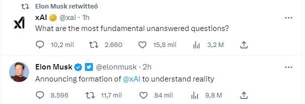 Elon Musk anunció el lanzamiento de su nueva empresa a través de Twitter / Twitter
